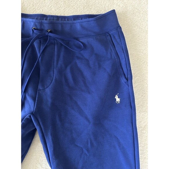 Polo Ralph Lauren Double-Knit Pony Jogger Pants Size Medium Sapphire Star Blue - Picture 3 of 11